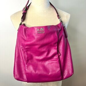 Coach Madison Isabelle Satchel Shoulder Purse
Pink Leather 2012